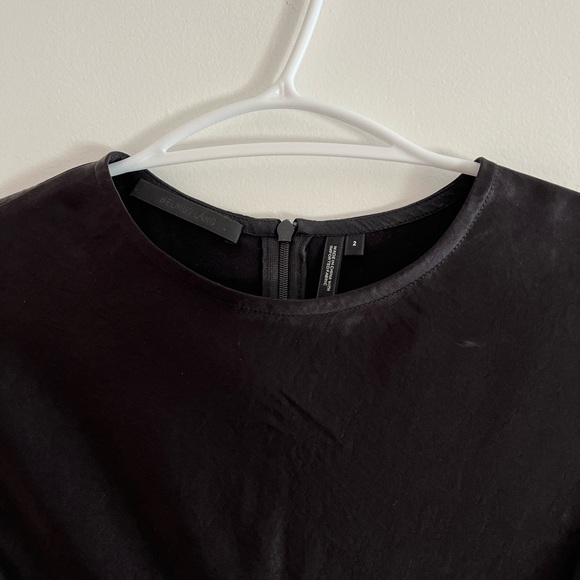 New Helmut Lang Silky Black Midi Dress | NWOT - Picture 4 of 5